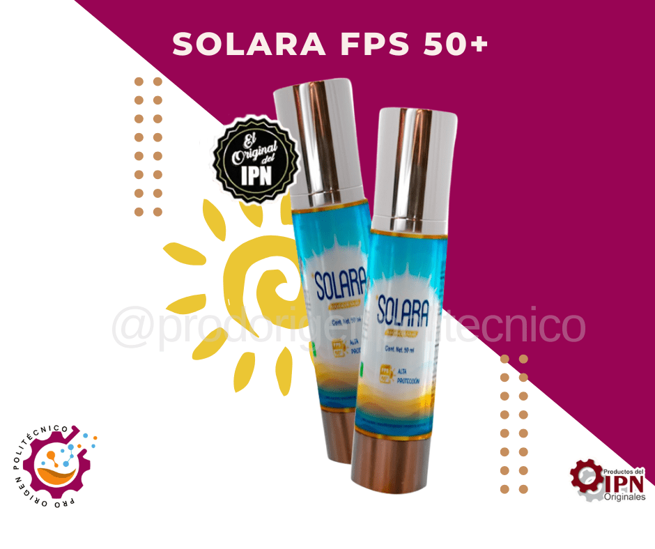 Solara Unprocessed Solara FPS 50+ - Productos Originales IPN CDMX Sur